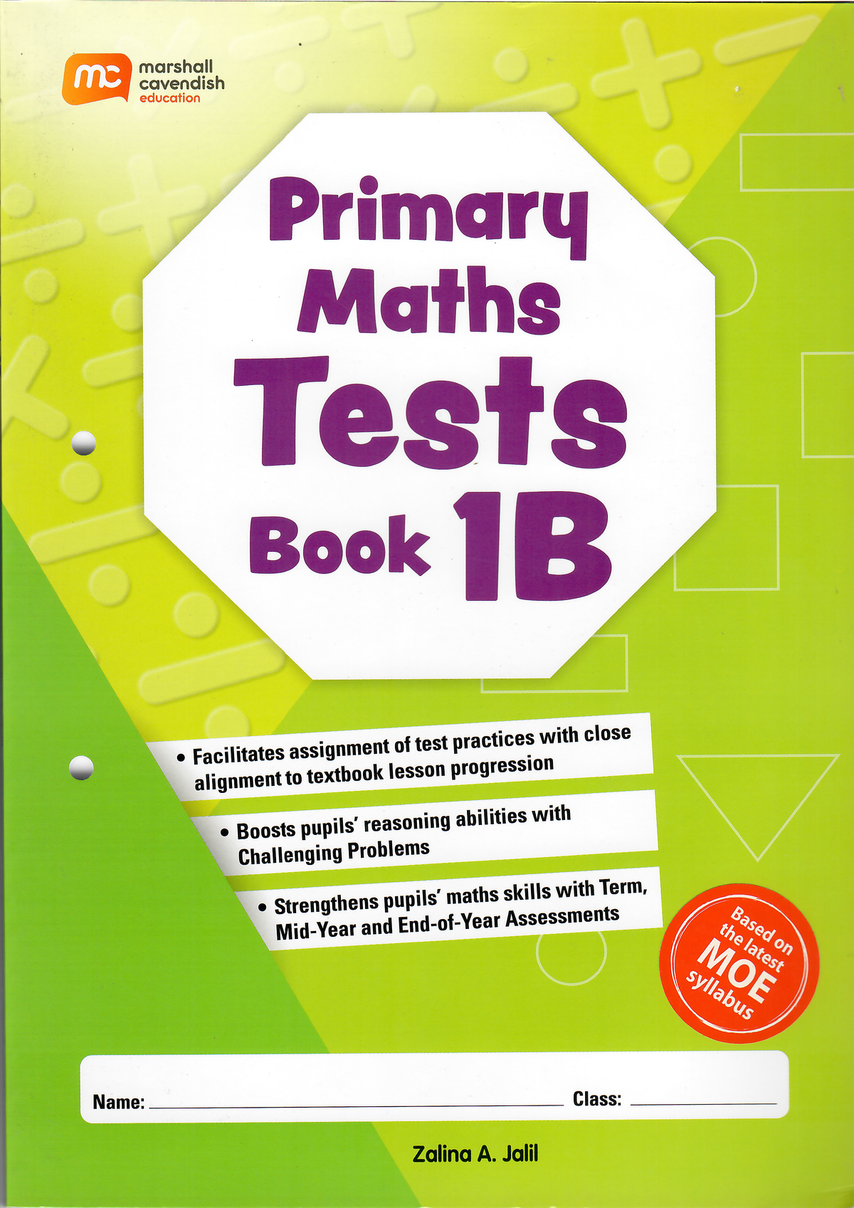 Primary Maths Tests Book 1B (MC) - Primary 1 book cover