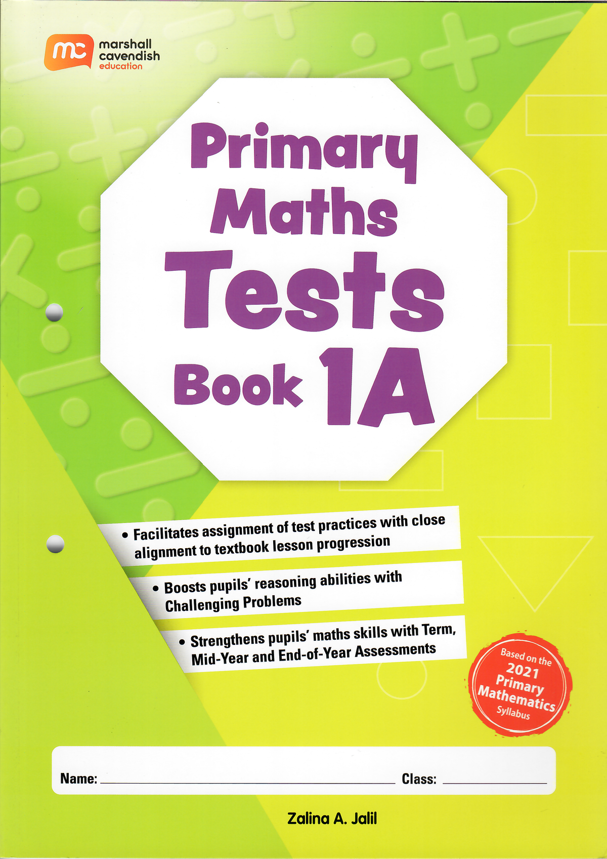 Primary Maths Tests Book 1A (MC) - Primary 1 book cover